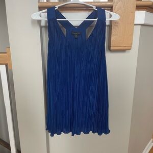 Banana Republic Blue Pleated Tank Top
